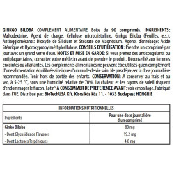 Ginkgo Biloba - BIOTECH USA - Proteines Center