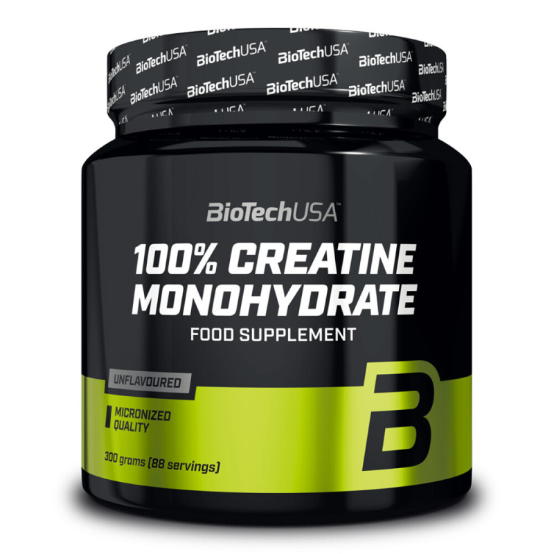 100% Creatine Monohydrate 300g BIOTECH USA