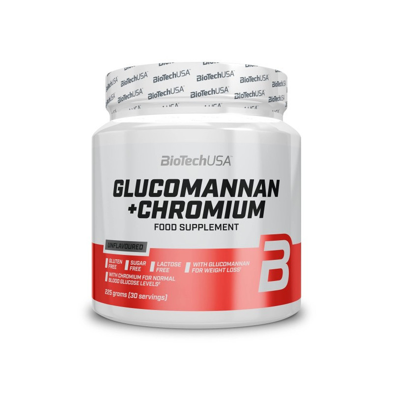 Glucomannan + Chromium Biotech BiotechUSA