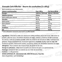 Barre Carb Killa - GRENADE - Proteines Center