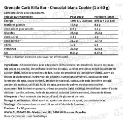 Barre Carb Killa - GRENADE - Proteines Center