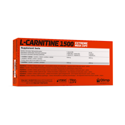 L-Carnitine Mega Caps 1500 - OLIMP NUTRITION - Proteines Center
