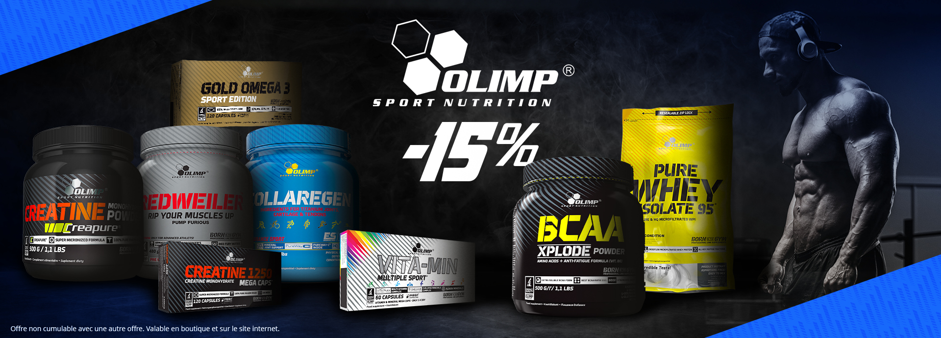 -15% sur Olimp Nutrition